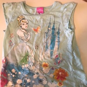 Disney Princess Cinderella Ruffle Sleeve Tee